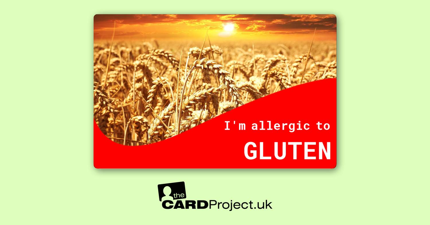 Gluten Allergy Card 